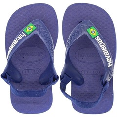 Sandália Baby Havaianas Logo Brasil Papete - Infantil - Foto 1