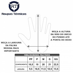 Luva Térmica Segunda Pele RT Frio Intenso Esportes Viagem - Adulto - Foto 5