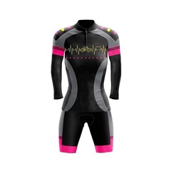 Conjunto GPX de Ciclismo: Bermuda + Camisa Manga Longa Adrenalina - Feminino - Foto 1