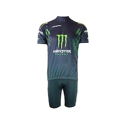 Camiseta Monster Energy + Bermuda - Masculina - Foto 3