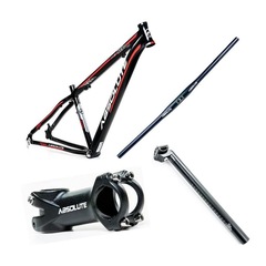 Kit Quadro Absolute Nero III e componentes - Preto e Vermelho - Foto 6