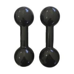 Halter Iniciativa Fitness Revestido 10Kg - Par - Foto 3