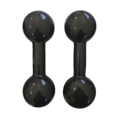 Halter Iniciativa Fitness Revestido 10Kg - Par - Foto 1