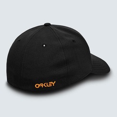 Boné Aba Curva Oakley 6 Panel Stretch Hat Embossed - Fechado - Adulto - Foto 3