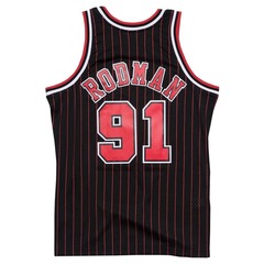 Camiseta Regata Mitchell & Ness Jersey Swingman Chicago Bulls Dennis Keith Rodman - Masculina - Foto 2