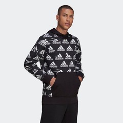 Blusão de Moletom com Capuz adidas Moletinho Essentials Brandlove - Masculino - Foto 8