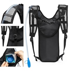 Kit Mochila de Hidratação Térmica Reservatório Crossgear + Bolsa Selim Slim - 2Litros - Foto 4