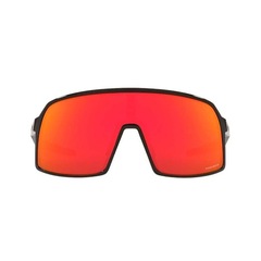 Óculos de Ciclismo Oakley Sutro S Polished Black Prizm Ruby - Unissex - Foto 2