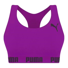 Kit Top Puma Nadador Sem Costura - Feminino - 2 Unidades - Foto 3
