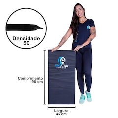 Colchonete Academia Iniciativa Fitness Ag50 - 90x45x2cm - Foto 3