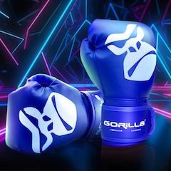 Kit Gorilla Saco De Pancada + Luva Boxe Kit Muay-Thai - Infantil - Foto 6