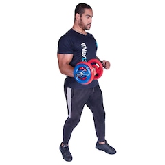 Anilha Revestida Iniciativa Fitness - 1kg - Foto 2