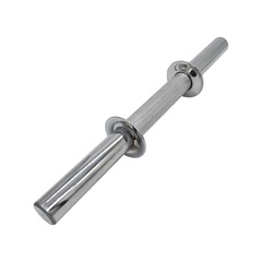 Kit 2 Barras Maciças 40cm com Lock Jaw | Iniciativa Fitness - Foto 2