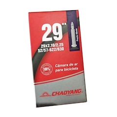 Par Câmara de Ar Chaoyang 29 x 2.10/2.25 Válvula Presta 48 mm - Foto 3