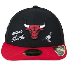 Boné Aba Reta New Era 59Fifty Low Profile Chicago Bulls X Staple - Fitted - Adulto - Foto 2
