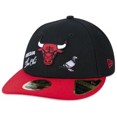 Boné Aba Reta New Era 59Fifty Low Profile Chicago Bulls X Staple - Fitted - Adulto - Foto 1