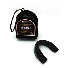 Kit de Boxe Muay Thai Fheras: Luvas + Bandagem + Protetor Bucal Top Caveira Top Caveira 10 Oz - Adulto - Foto 4