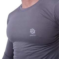 Camisa UV LJ Camisas UV Proteção Solar UV50 + ICE Camiseta Térmica Manga longa Segunda Pele - Unisse - Foto 2