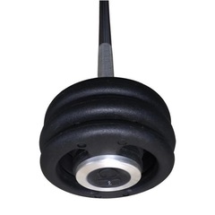 Barra Montada Iniciativa Fitness com Anilhas Injetadas - 18Kg - Foto 3