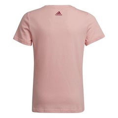 Camiseta adidas Essentials Logo Linear - Infantil - Foto 2