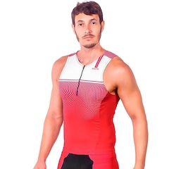Camisa Kauna sem Mangas Triathlon Elite Proteção UV50+ - Masculina - Foto 3