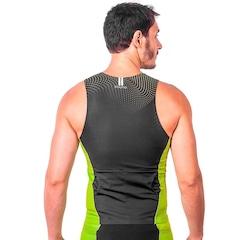 Camisa Kauna sem Mangas Triathlon Elite Fluor Power Proteção UV50+ - Masculina - Foto 2