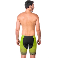 Bermuda de Triathlon Kauna Elite Fluor Power Proteção UV50+ - Masculina - Foto 3