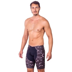 Bermuda de Triathlon Kauna Elite Camuflado Proteção UV50+ - Masculina - Foto 3