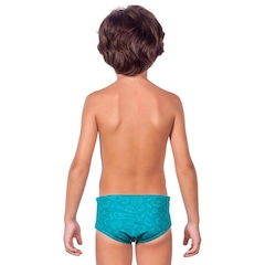 Sunga Kauna Crazy Sea Proteção UV50+ - Infantil - Foto 2
