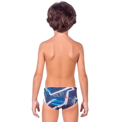 Sunga Kauna Big Bang Proteção UV50+ - Infantil - Foto 3