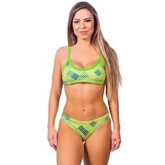 Sunkini Kauna Fluor Dots Proteção UV50+ - Feminino - Foto 1