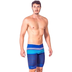 Bermuda de Natação Kauna Parallels Proteção UV50+ - Masculina - Foto 3