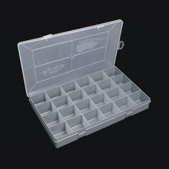 Estojo Para Pesca Pb Papa Isca Trasparente Com 24 Repartições Da Pesca Brasil - Pesca Brasil - Foto 2