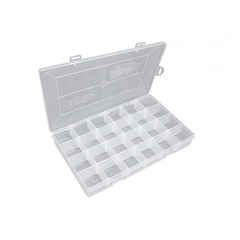 Estojo Para Pesca Pb Papa Isca Trasparente Com 24 Repartições Da Pesca Brasil - Pesca Brasil - Foto 1