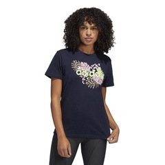 Camiseta adidas Farm Print Graphic Tee - Feminina - Foto 1