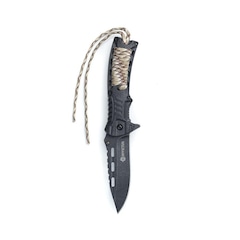 Canivete Tático Invictus Range Paracord Inox Pederneira - Foto 3