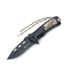 Canivete Tático Invictus Range Paracord Inox Pederneira - Foto 1