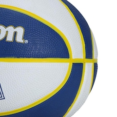 Bola de Basquete Wilson Mini NBA Team Retro GS Warriors 03 - Foto 5
