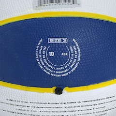 Bola de Basquete Wilson Mini NBA Team Retro GS Warriors 03 - Foto 6