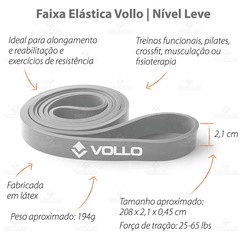 Super Band Vollo Faixa Elástica - Nível Leve - Foto 8