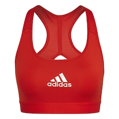 Top adidas Treino Médio Suporte Powerreact - Adulto - Foto 1
