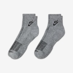 Kit de Meias Cano Curto Nike Everyday Plus Cushioned - Masculina - 2 Pares - Foto 2