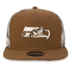 Boné Aba Reta New Era Seattle Seahawks 950 Neutral Wild - Snapback - Adulto - Foto 3