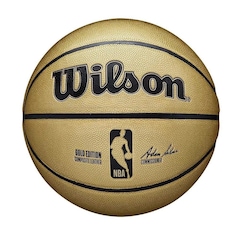 Bola de Basquete Wilson NBA Gold Edition Tamanho 7 - Foto 1