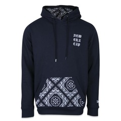 Blusão de Moletom New Era Plus Size Canguru Fechado Street - Masculino - Foto 1