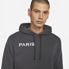 Blusão de Moletom PSG com Capuz Nike Club - Masculina - Foto 5