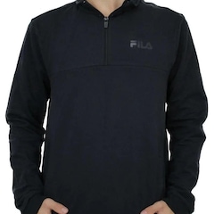 Blusão de Moletom sem Capuz Fila Comfort Zip - Masculino - Foto 3