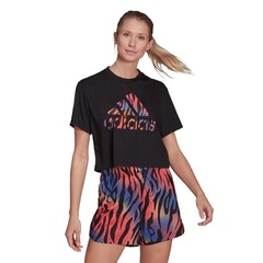 Camiseta adidas Tiger Print - Feminina - Foto 2
