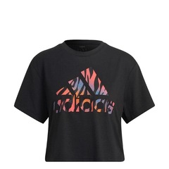 Camiseta adidas Tiger Print - Feminina - Foto 1