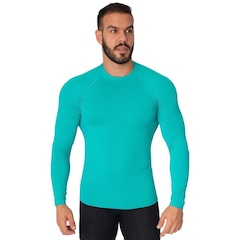 Camiseta Manga Longa Térmica Segunda Pele Vekyo Compressão Proteção UV - Masculina - Foto 1